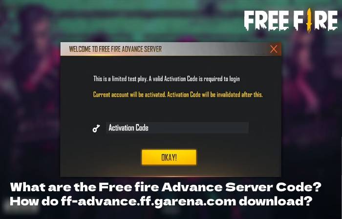 What are the Free fire Advance Server Code? How do ff-advance.ff.garena.com download?
