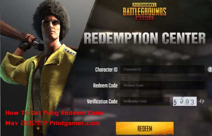 How To Get Pubg Redeem Code May 2022? Printgamer.com