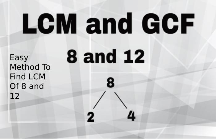 Easy Method To Find LCM Of 8 and 12
