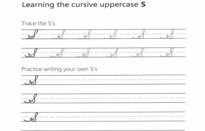 How To Write Cursive S, Cursive In S, Cursive F Calligraphy Handwriting Tips.