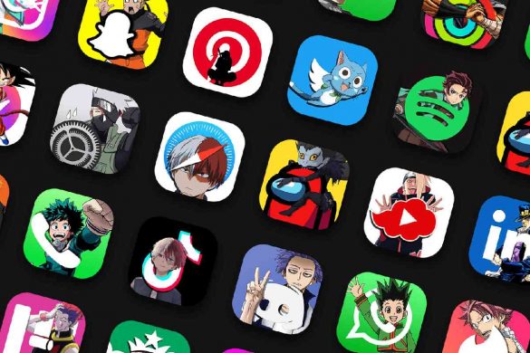 Anime icons for apps