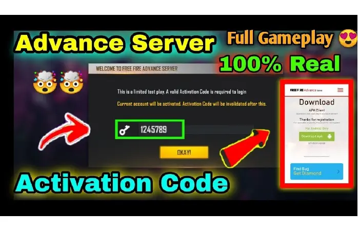 What are the Free fire Advance Server Code_ How do ff-advance.ff.garena.com download_