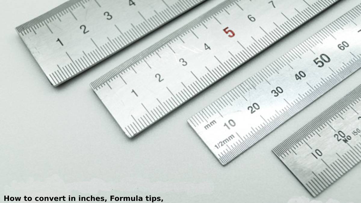 34 cm to inches How to convert in inches, Formula tips, conversion chart