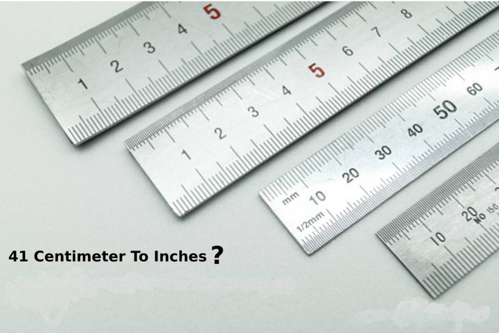 41 cm to inches