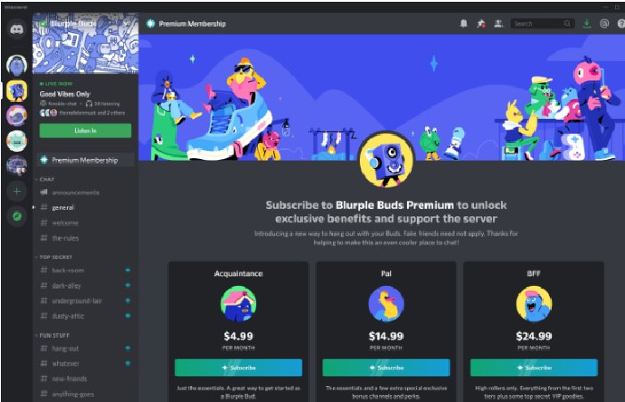 Discord Stage Discover Working On Premium