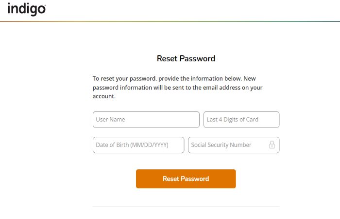 Reset Password
