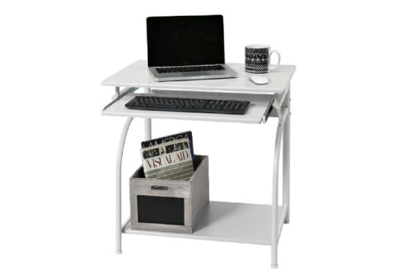 One Space Stanton Computer Desk with Pullout Keyboard Tray Black: An Essential Addition to Your Workspace