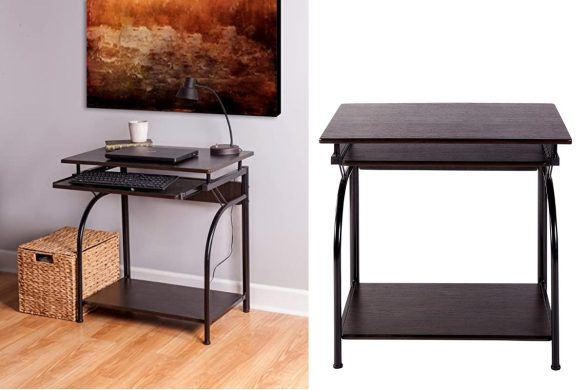 Computer Desk with Pullout Keyboard Tray Black: An Essential Addition to Your Workspace