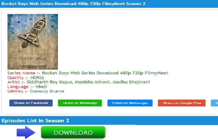 How to Download Rocket Boy Seasons 2 from Filmymeet